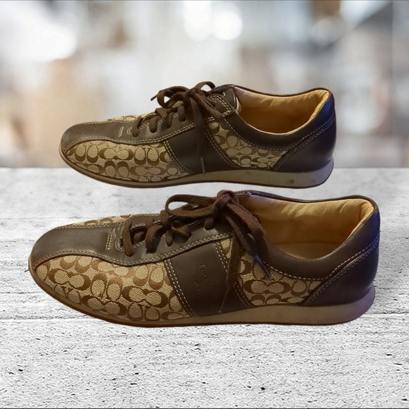 Coach noella brown sneaker/shoe size 9M - Picture 9 of 16